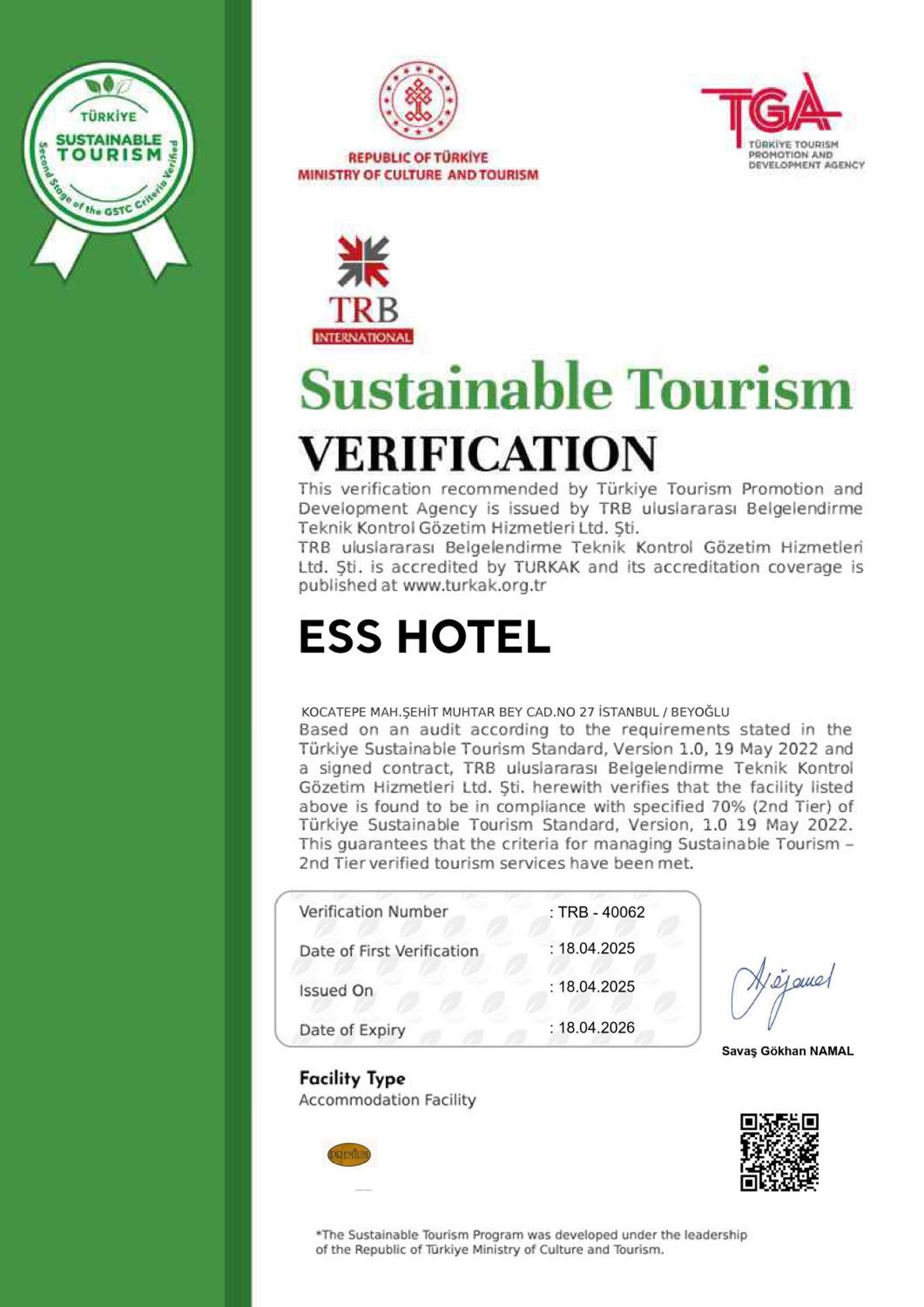 Ess Hotel Isztambul Kültér fotó